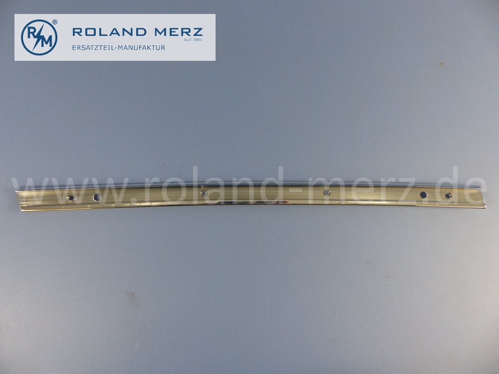1137950465 Schiene, Abdichtschiene, rechts, Hardtop vor Seitenscheibe, Länge 460mm, Mercedes W113, Pagode, MB 250SL, 280SL, Original Mercedes Neuteil, NOS