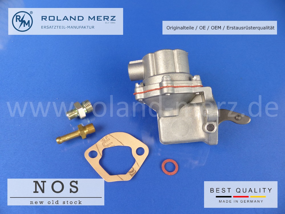 000-091-91-01-001 Krafstoffpumpe 001 091 48 01 Mercedes 190c, 200, 220b, 220Sb, 230 Originalteil Pierburg NOS