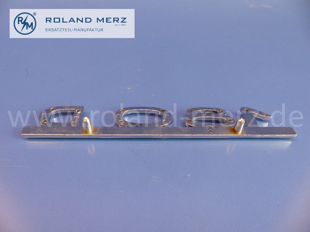 111208170215 1208170215 Typenzeichen, Schriftzug 180D auf Heckdeckel für Mercedes W120, Ponton, Original MB-Neuteil NOS 