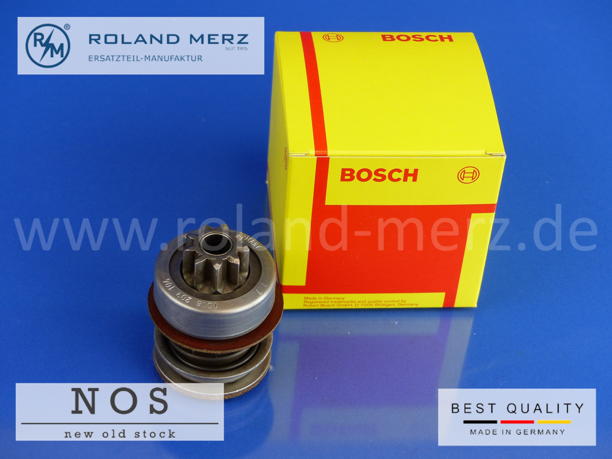 1006209104 Freilaufgetriebe Starter Bosch Volkswagen