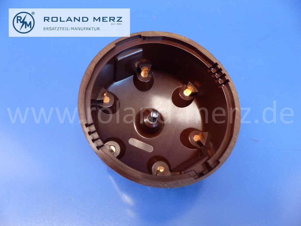 Verteilerkappe Dowal B49, Borgward, Holden, Mercedes, Vergl. Bosch 1235522231, Beru VK163, Bremi 8035, Original Dowal Neuteil, NOS