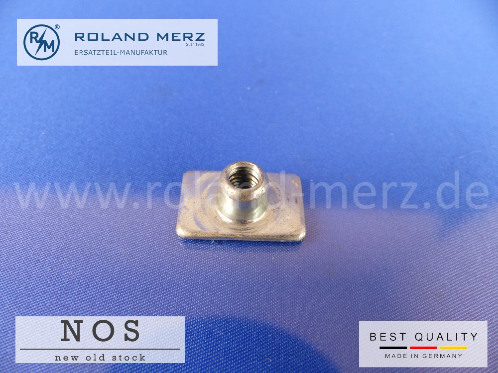 0009840522 Blechmutter an Vorderkotflügel Mercedes 190c - 300SE Bm 112 Original MB-Neuteil NOS 
