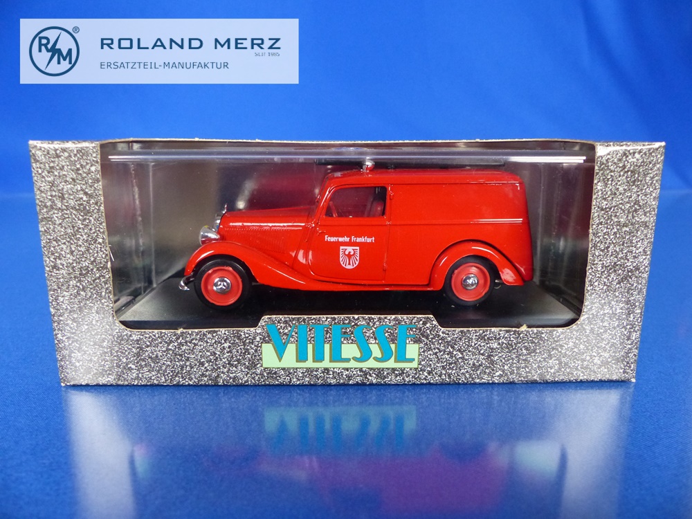 291-01 Mercedes-Benz 170 Van Feuerwehr Frankfurt am Main 1939