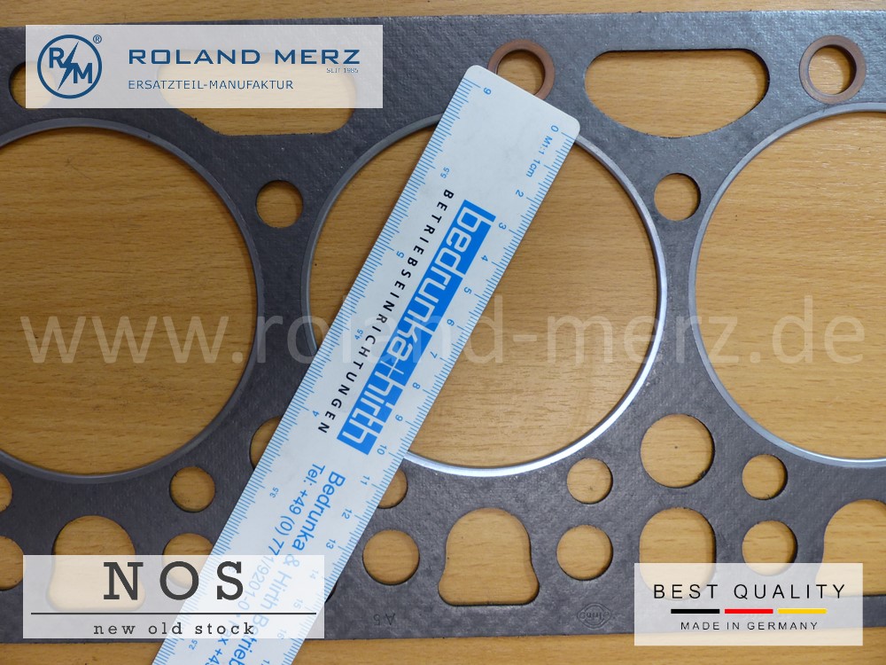 3215860190 Satz Zylinderkopfdichtung Elring für Mercedes OM321, Elring 004.782 Entrußersatz komplett, Ø Zylinder 95mm