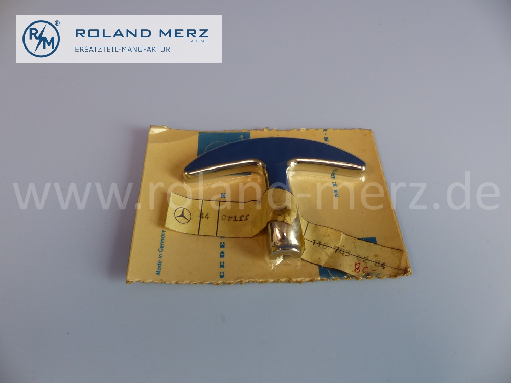 1107830284 locking handle, sliding roof, Mercedes W110, W111, W112, 190c – 300SE, 220SEb/Cp, 300SE/Cp, original MB spare part, NOS