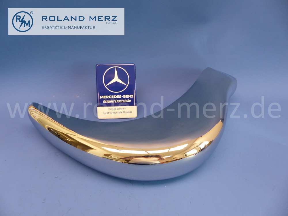 401988800470, 1988800470, Stoßfänger Seitenteil vorne rechts, Mercedes W121, W198, 190SL, 300SL Flügeltürer, Original Mercedes Neuteil, NOS - neu aufgearbeitet -