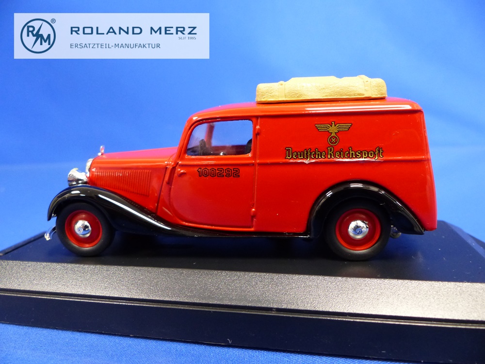 150292-23 Mercedes-Benz 170V Kastenwagen Deutsche Reichspost - 150292 Vitesse 1:43 Modell