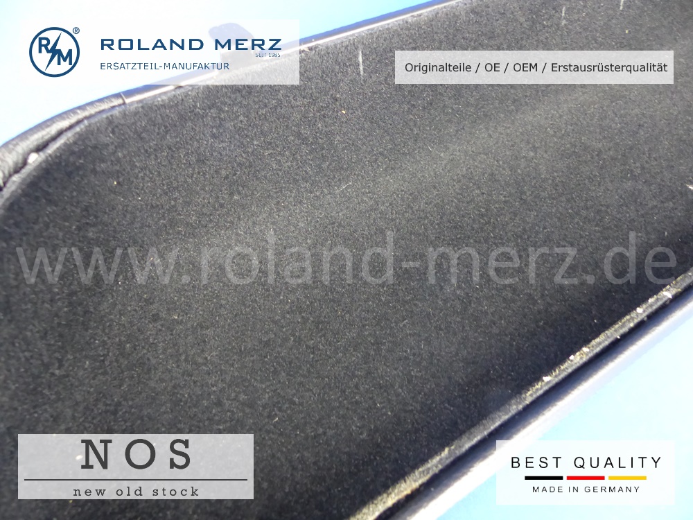 107-720-01-24-07 Türtasche schwarz li. 107 720 01 24 Mercedes 280SL - 560SL und 280SLC - 500 SLC Farbcode 9007