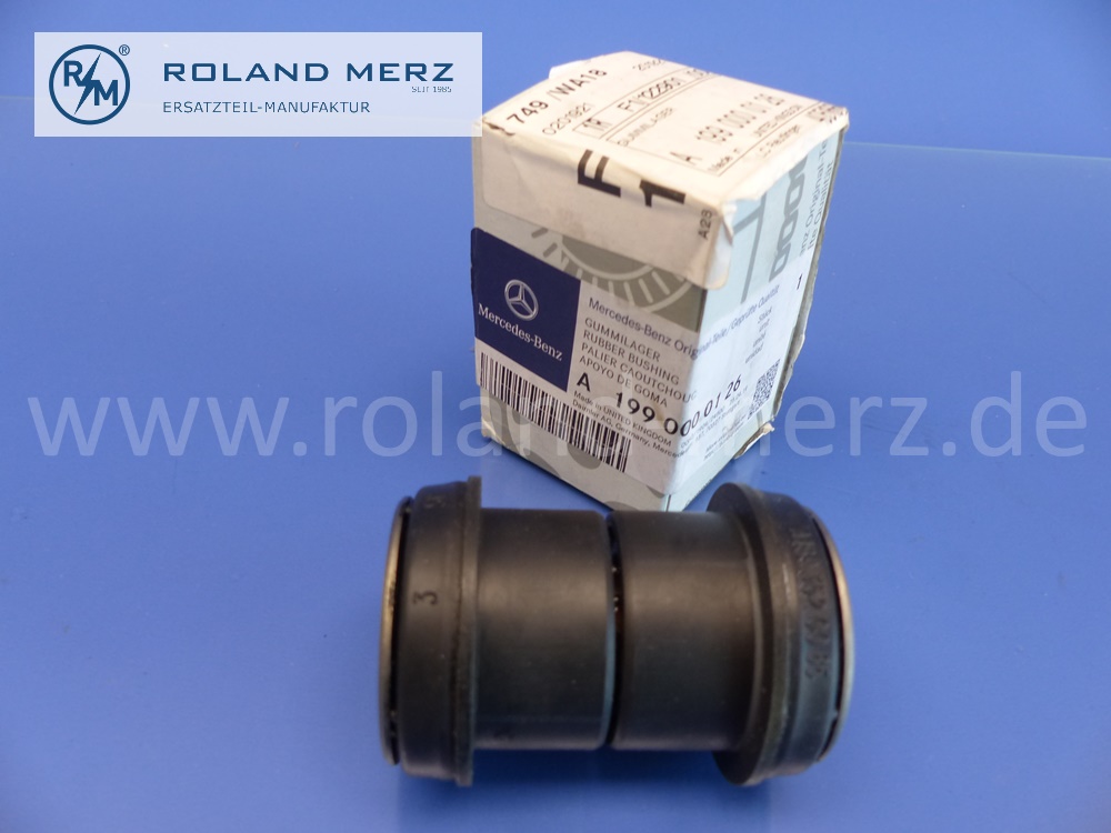 1990000126 rubber bushing, control arm, rear axle, front axle, Mercedes W199 McLaren SLR, original Mercedes spare-part, NOS