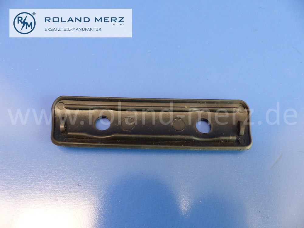 1158110196 Unterlage, Gummiunterlage, Zwischenlage Außenspiegel, frühe Ausführung, Mercedes W114, W115, Strich 8, Original Mercedes Neuteil, NOS 