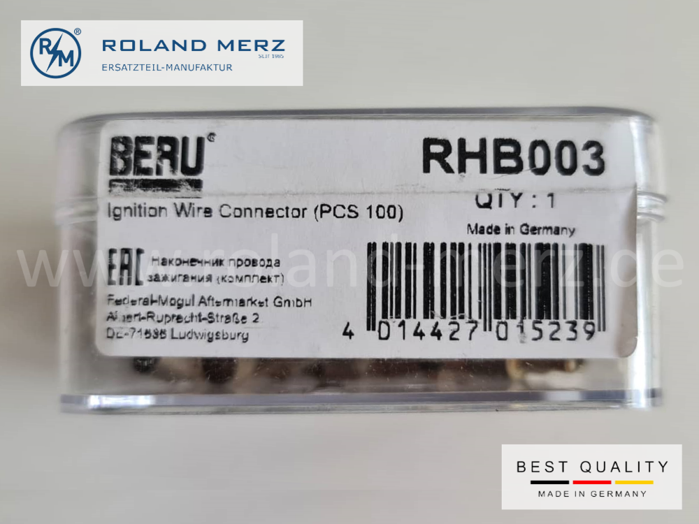 RHB003-02ebpnBa1MWvCQE Steckerhülse Zündkabel M3 Beru RHB003 Mercedes 0001591438 Porsche 91160931000