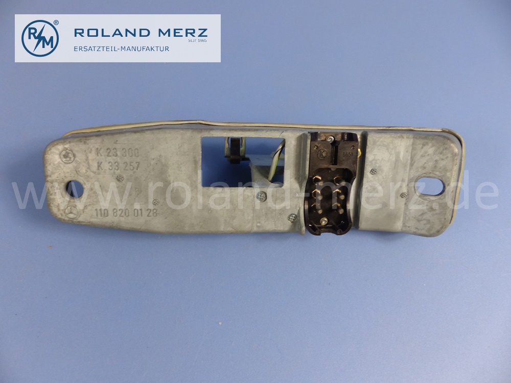 1108200128 lamp holder tail lamp left, with sealing, Mercedes W110, Heckflosse, original Mercedes spare-part, NOS