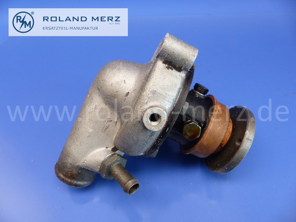 1802001001 Wasserpumpe mit Gehäuse, 3-Loch Flansch, Mercedes Motoren M121, M180, Ponton, Original Mercedes Neuteil, NOS - überarbeitet -