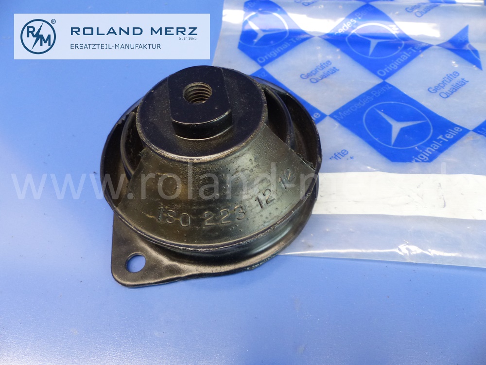 1802231212 Gummilager, Elastomerlager Motoraufhängung vorne rechts, Export, Mercedes W110, W111, Original Mercedes Neuteil, NOS