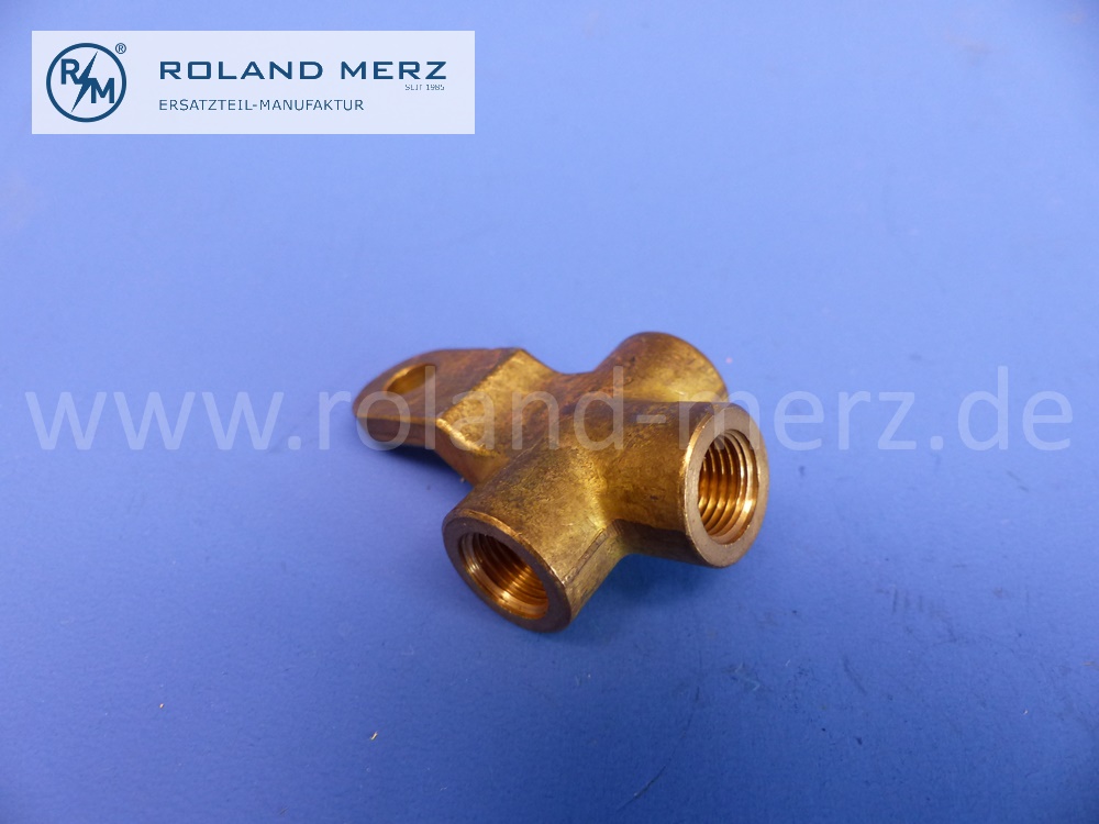 0004283624 Verteiler, Verteilerstück hinten links ohne Entlüftung, Bremsanlage, Mercedes W105, W111, W113, W120, W121, W128, W180, Original Mercedes Neuteil, NOS 