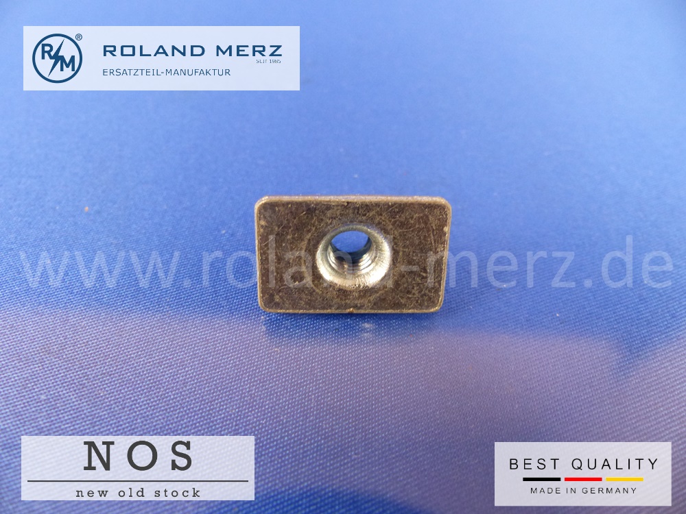 0009840522 Blechmutter an Vorderkotflügel Mercedes 190c - 300SE Bm 112 Original MB-Neuteil NOS 