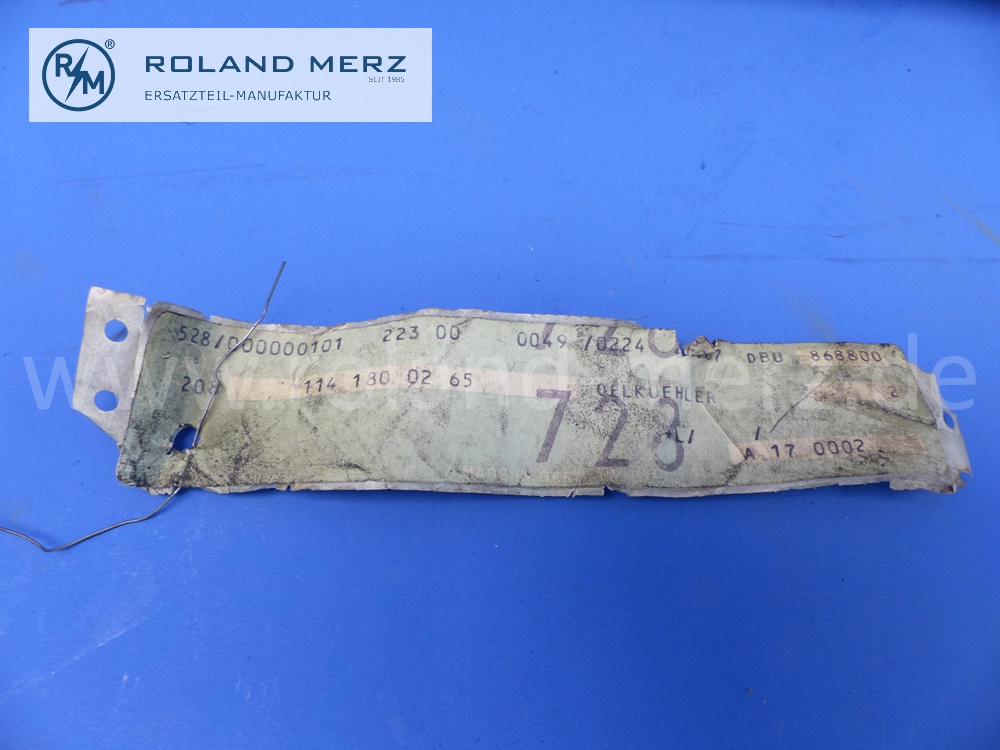1141800265 Ölkühler, Luftölkühler, Mercedes W114, 114.010, 114.021, 114.022, 250, 250C, 250CE, Strich 8, Original Mercedes Neuteil, NOS
