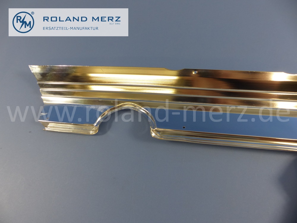 1126980287 Zierblende, Chromblende rechts, Länge 1865mm, Mercedes W112, MB 300SE, Original Mercedes Neuteil, NOS - einzelner kleiner Kratzer -