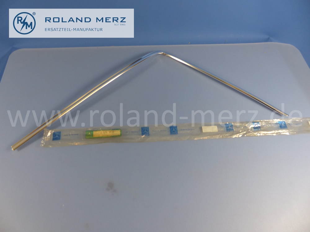 1156781630 Zierstab, Zierleiste, Zierrahmen, Heckscheibe, rechts, Mercedes W114, W115, Strich 8, Länge 865 mm, Original Mercedes Neuteil, NOS