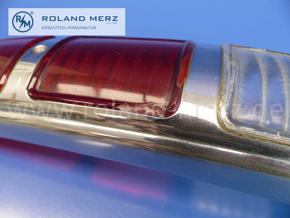 1988260452 Deckel Rücklicht rechts, Mercedes W198, 300SL Roadster, Export, Blinker rot, Original Mercedes Neuteil, NOS - gebraucht, geringer Mangel - 