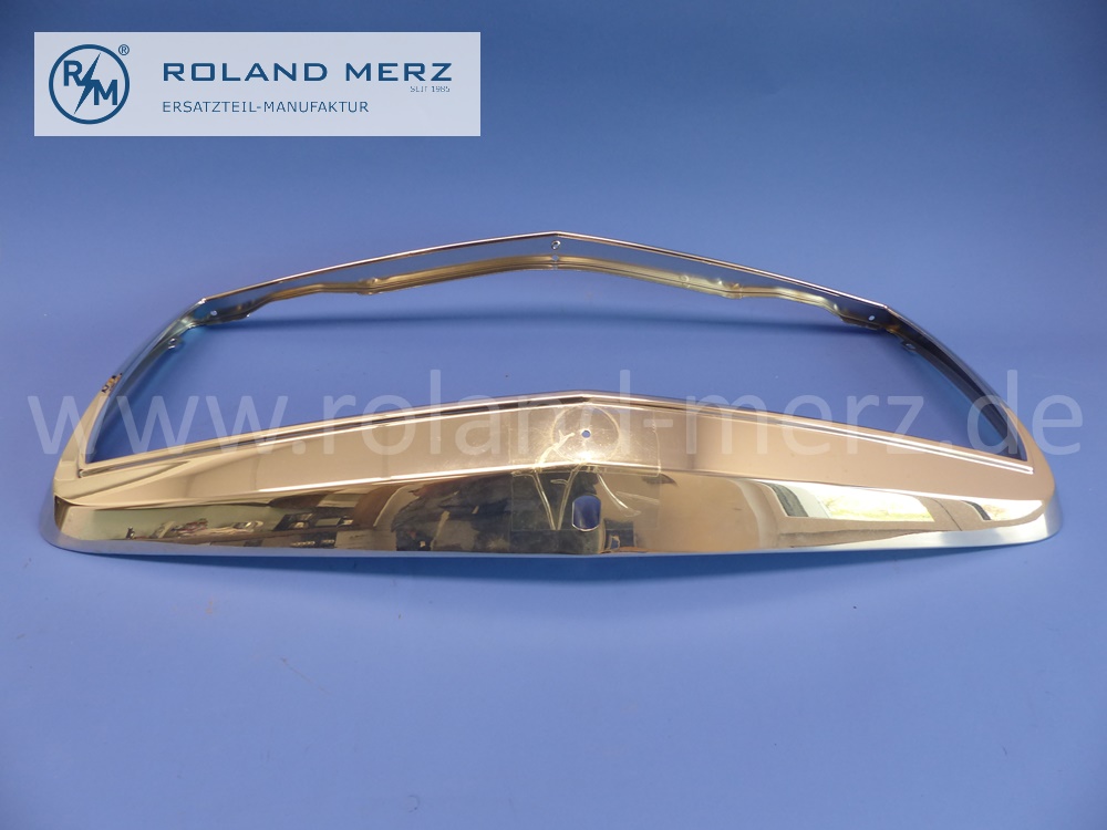 1168880515 Kühlerverkleidung, Verkleidung Kühler Chrom, Mercedes W116 S-Klasse, Original Mercedes Neuteil, NOS 