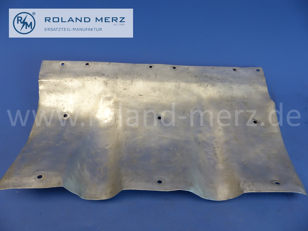 1981410021 Abschirmblech Saugrohr / Abgaskrümmer, Mercedes W198, 300SL, BM 198.040, 198.043, Original Mercedes Neuteil, NOS - gebraucht -