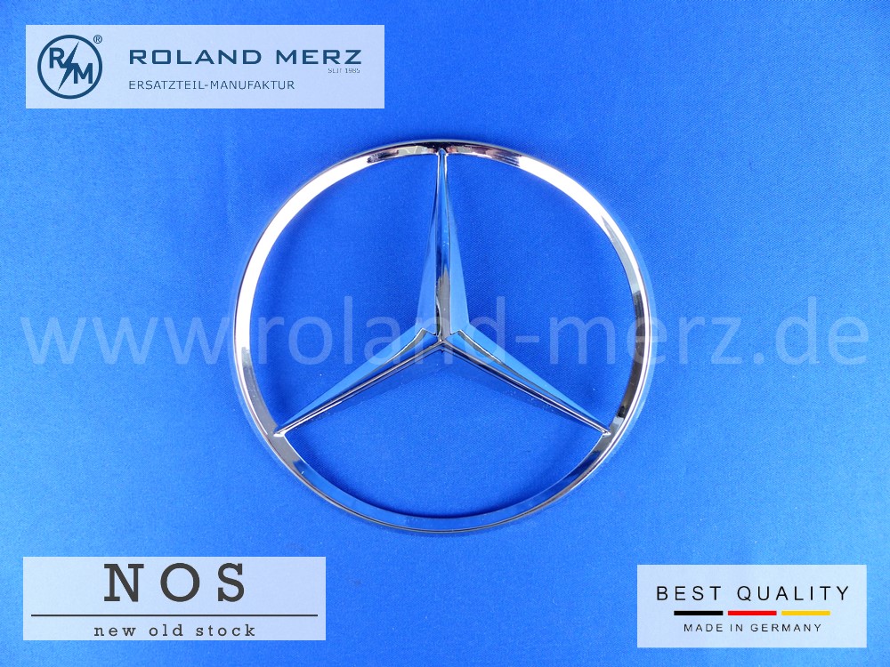 P1120472 Mercedesstern 113 758 00 58 für Heckdeckel MB-Originalteil (NOS) für 230SL – 280SL