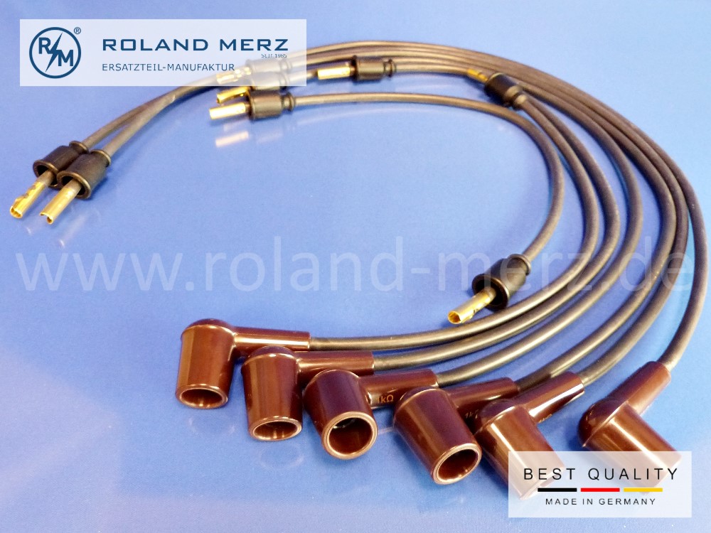 1801500319 E Zündkabelsatz für Mercedes 220, 219, 220a, 220S Bakelit Winkelstecker 1 KO entstört, hochwertige Ausf. 100 % Eigenproduktion Made in Germany ( RM150061 ) 1801500319 E Zündkabelsatz für Mercedes 220, 219, 220a, 220S Bakelit Winkelstecker 1 KO entstört, hochwertige Ausf. 100 % Eigenproduktion Made in Germany ( RM150061 )