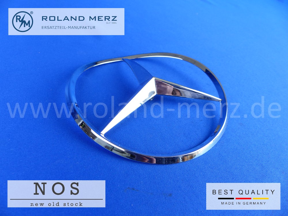 P1120471 Mercedesstern 113 758 00 58 für Heckdeckel MB-Originalteil (NOS) für 230SL – 280SL