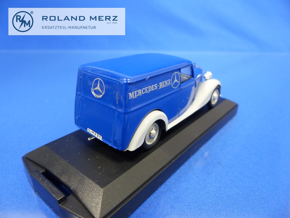 290b-10 Mercedes-Benz 170V Van Mercedes-Benz blau 1939 - 1942 - 290 Vitesse 1:43 Modell
