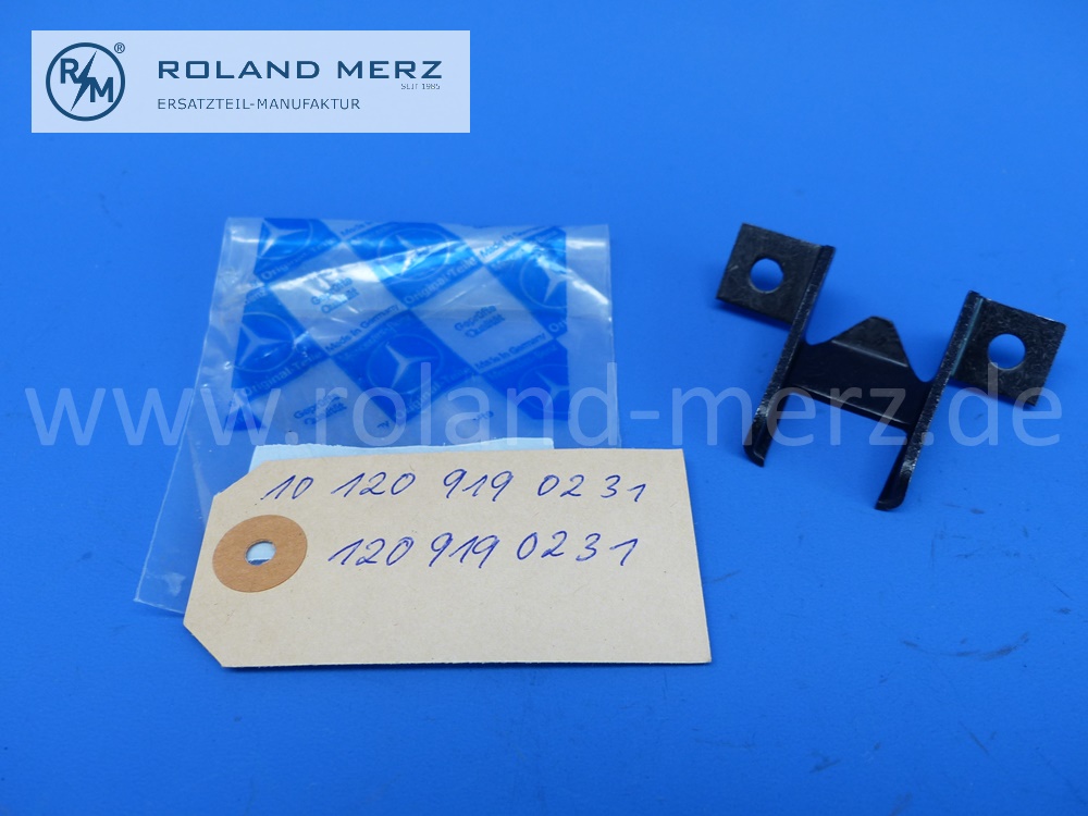 101209190231, 1209190231 Arretierkonsole Feststeller, Sitz rechts Mercedes Ponton 180 – 220SE, Original Mercedes Neuteil, NOS 