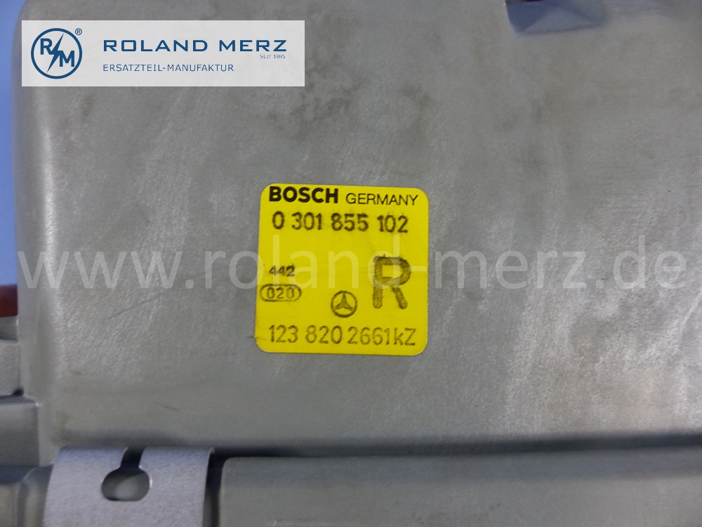 1238202661 Bosch Leuchteinheit, Scheinwerfer, H4, rechts, Rechtsverkehr, Mercedes W123, Original Mercedes Neuteil, NOS 