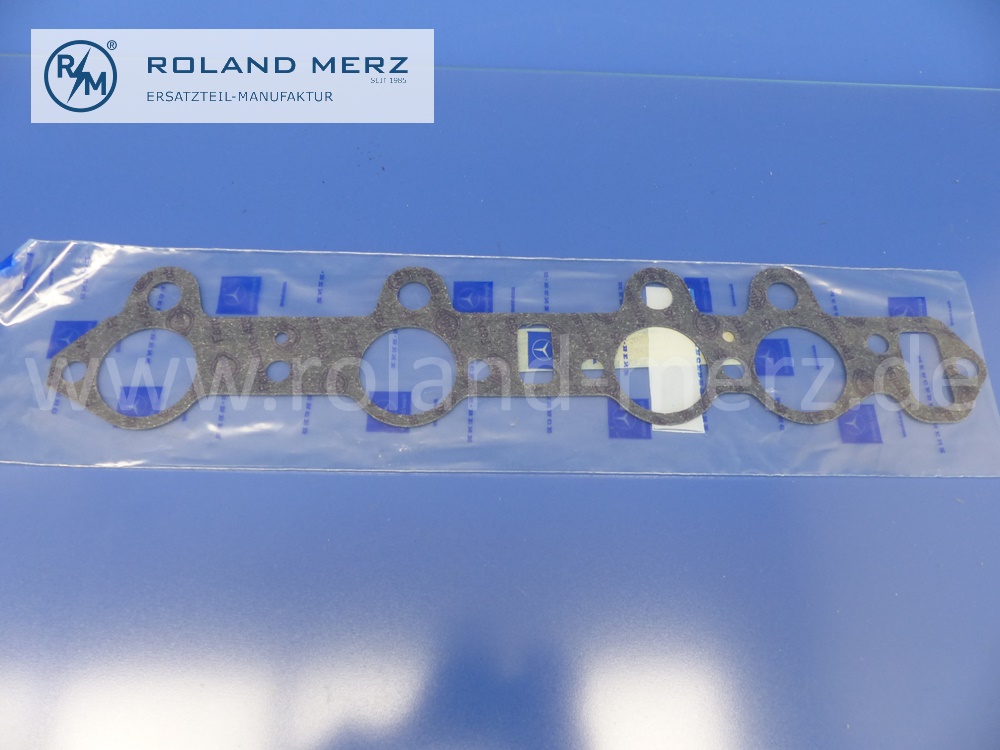 1001411480 Dichtbeilage Saugrohr und Abgaskrümmer, rechts, Mercedes Motor V8, M100, M100.985, W116, 450SEL 6.9, Original Mercedes Neuteil, NOS 