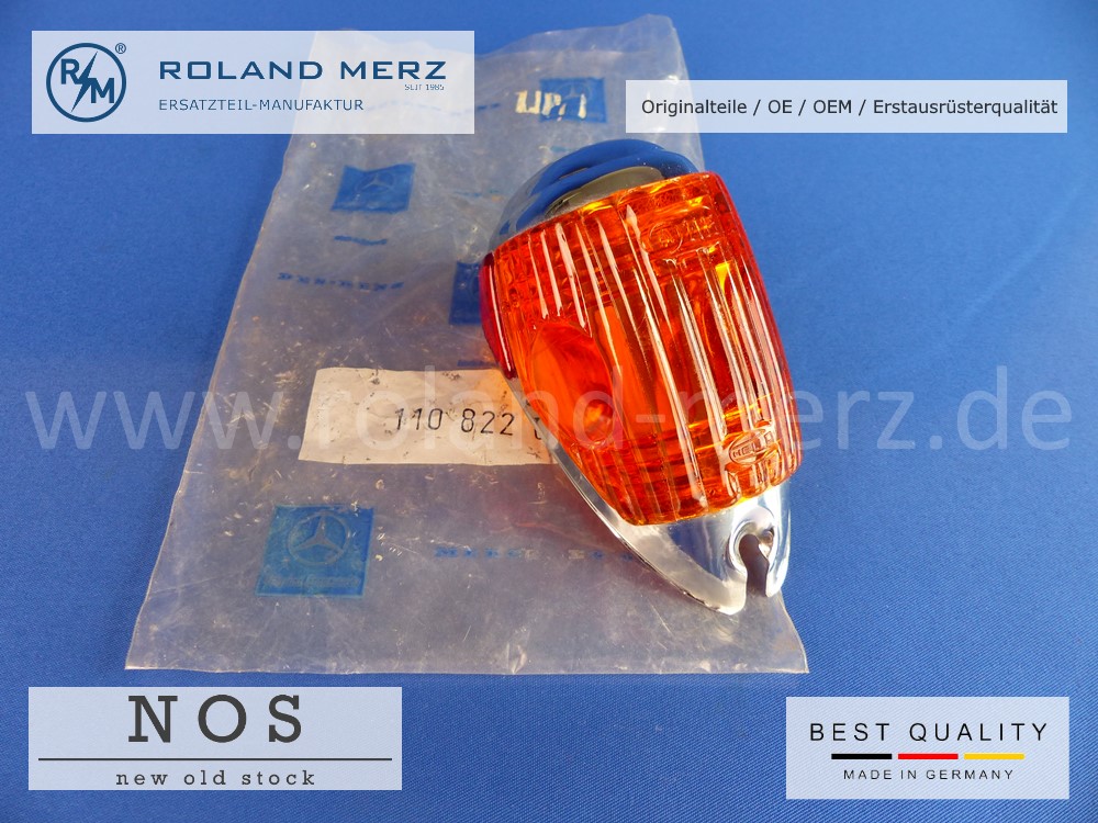 Gehäuse mit Glasscheibe 110 822 01 90 links für Mercedes 190c - 200D Gehäuse mit Glasscheibe 110 822 01 90 links für Mercedes 190c - 200D