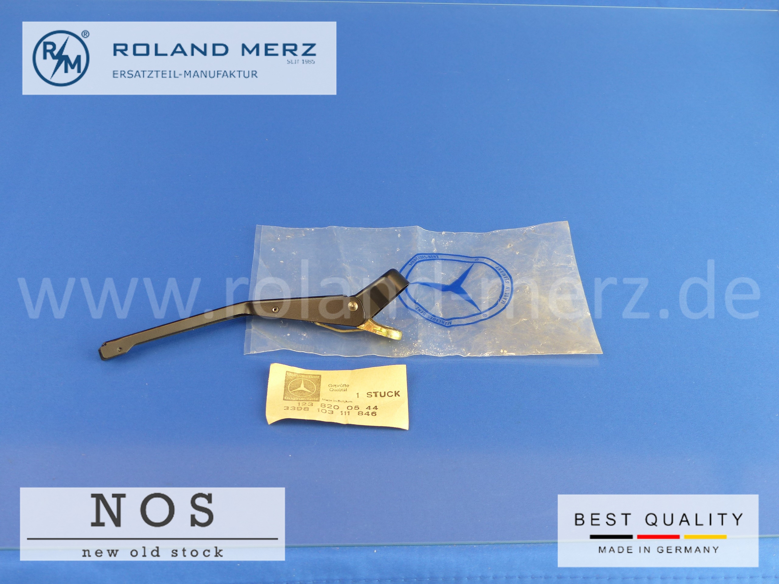 1238200544 Wischerarm Scheinwerfer links Mercedes W123