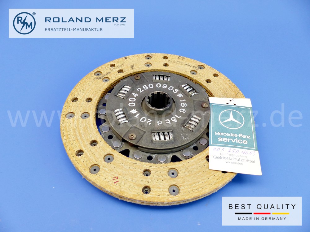 0012504603 Kupplungsscheibe Sachs 228 mm, Hanomag und Mercedes L/O 309 Bm. 182, 183, 191, E. 0042500903 / 0072509703, Original Mercedes-Neuteil, NOS