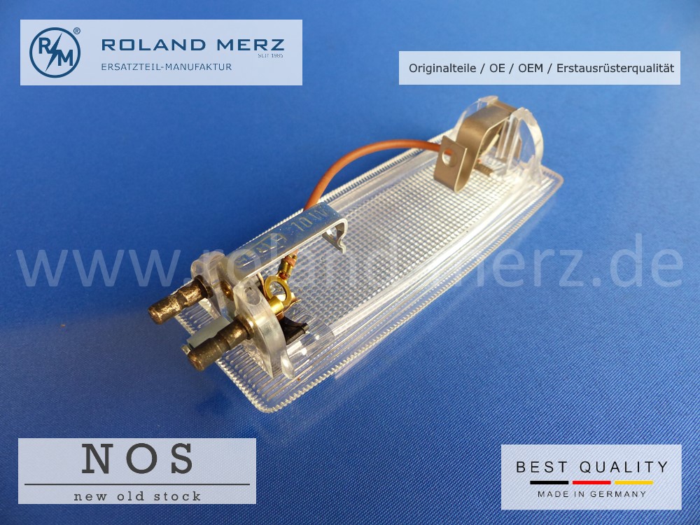 P1140600 Deckenleuchte 000 825 23 01 mit Schalter vorn Mercedes 280SL,SLC, 350SL, SLC, 450SL, SLC