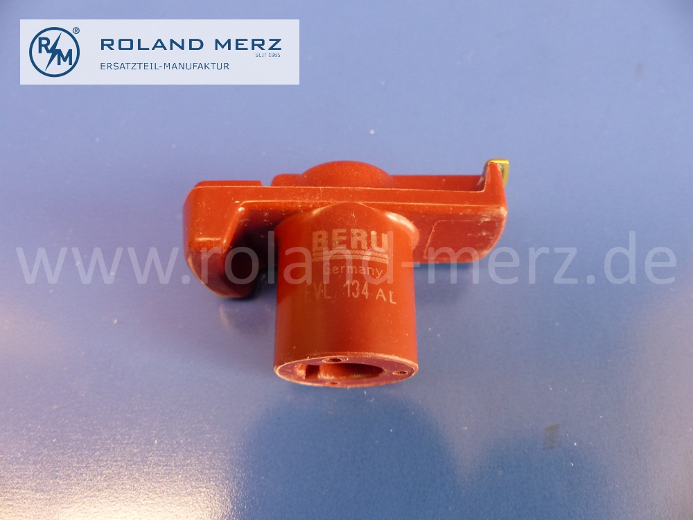 EVL134 Zündverteilerläufer, Verteilerläufer, 1 kOhm, 0300900134, BERU für Mercedes, Alfa Romeo, Audi, Ford, Original BERU Neuteil, NOS 