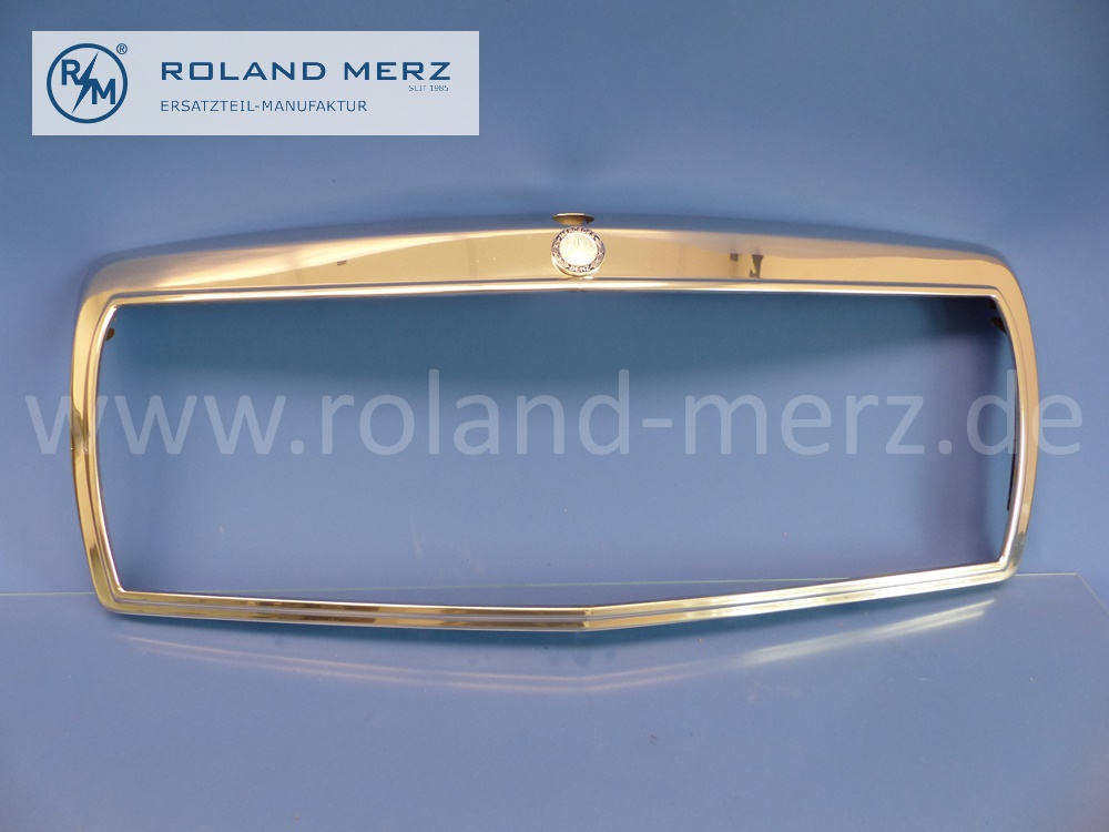 2018880015 radiator grille, chrome plated frame, with Mercedes company sign 2018800088, Mercedes W201, original Mercedes spare-part, NOS - used in top condition -