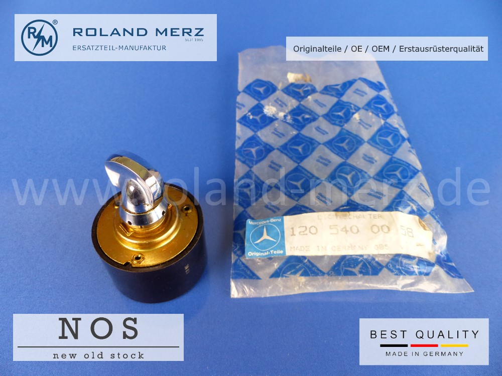 Drehschalter vollst. 1205400058 Mercedes 190SL, 220S,SE, 300, b, c, 300 Sc, und 300 SL Drehschalter vollst. 1205400058 Mercedes 190SL, 220S,SE, 300, b, c, 300 Sc, und 300 SL