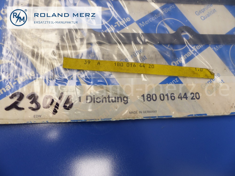 1800164420 Dichtung Zylinderkopf, Zylinderkopfdichtung, Mercedes Motor M180, Original Mercedes Neuteil, NOS 