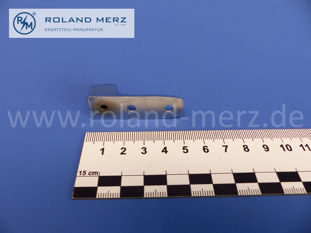 101208110052 1208110052 Lagerbock innen verchromt, für Sonnenblende Mercedes 180, 180D, 190, 190SL (121.040), 220a, 220S, 300SL Roadster und Flügeltürer, original Mercedes Neuteil, NOS 