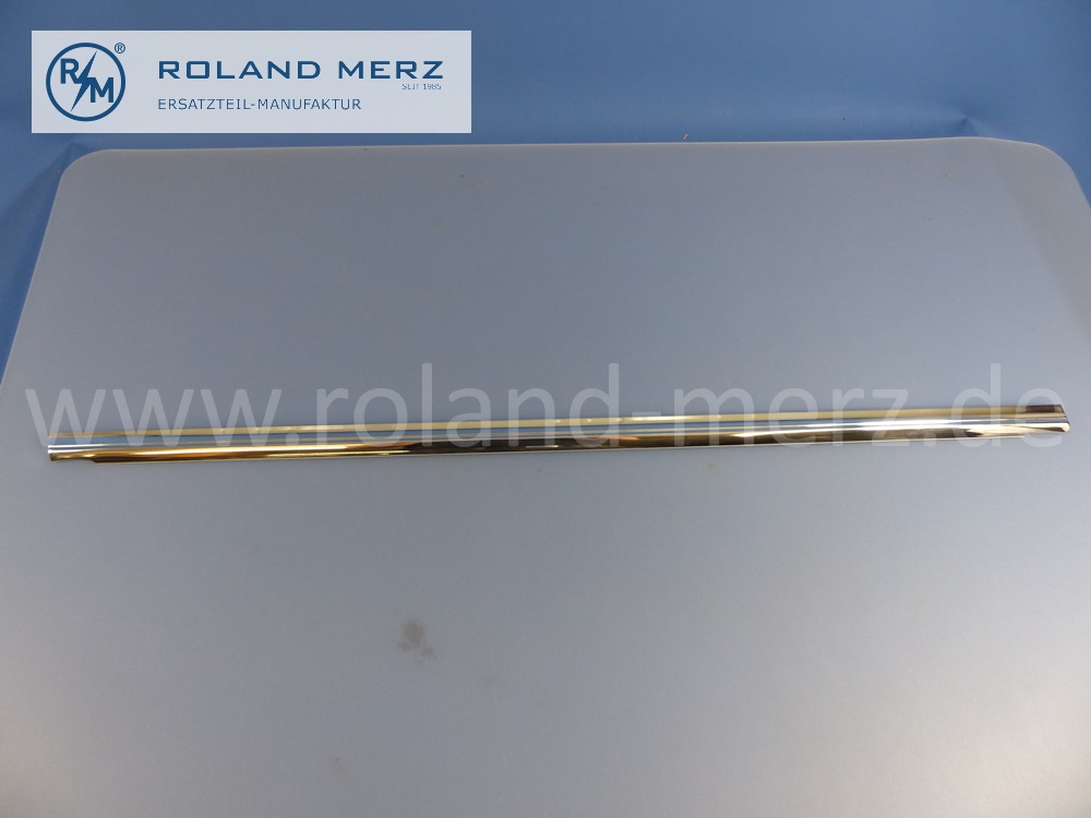 1087380130 Zierstab, Zierleiste, links, Fondtür Bordkante, Mercedes W108, Länge 965 mm, Original Mercedes Neuteil, NOS