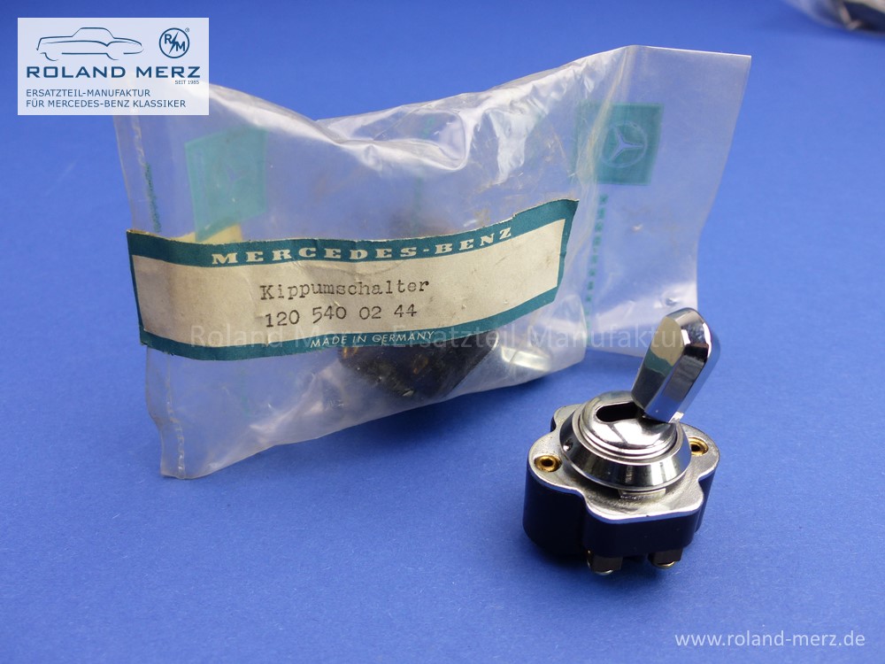RM111Katalog Neuer originaler Kippschalter für Parkleuchte 190SL - 220SE, 300, 300b, 300S, SC 300d
