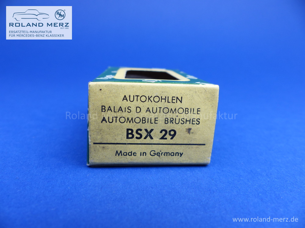 Autokohlen für Bosch Starter, Porsche, VW, DKW uva.