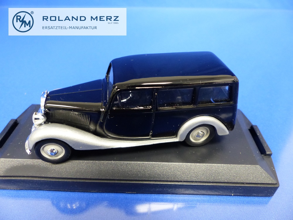 150350-06 Mercedes-Benz 170V Van Mercedes-Benz schwarz-silber 1939 - 1942 - 150350 Vitesse 1:43 Modell