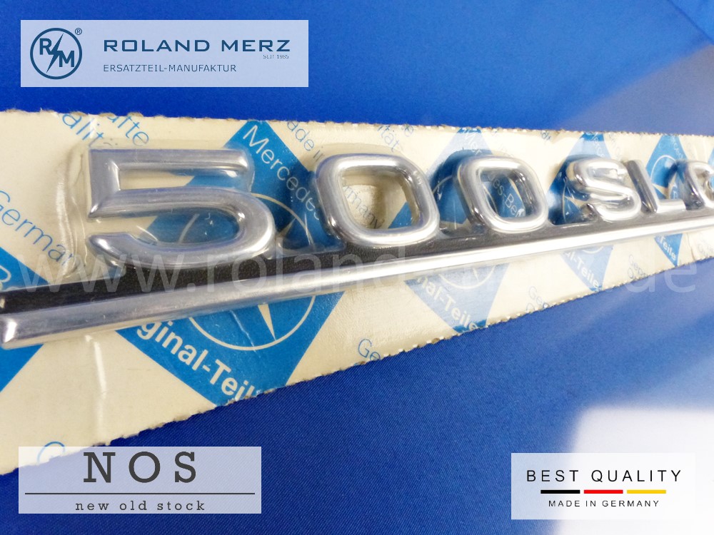 1078171015 Typenzeichen / Schriftzug Mercedes 500SLC Bm 107