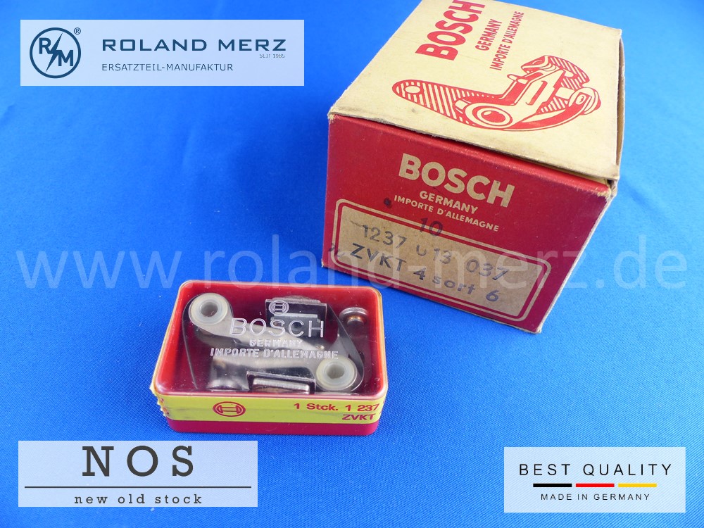 P1110758 Zündkontakte Bosch 1 237 013 037, ZVKT 4 sort 6, Mercedes Vergl.-Nr. 000 158 09 90