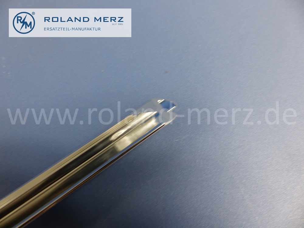 1156781630 Zierstab, Zierleiste, Zierrahmen, Heckscheibe, rechts, Mercedes W114, W115, Strich 8, Länge 865 mm, Original Mercedes Neuteil, NOS