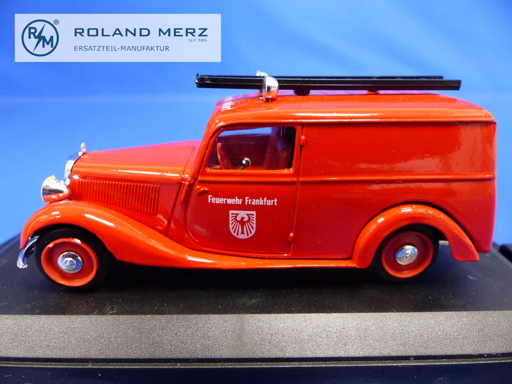291-05 Mercedes-Benz 170 Van Feuerwehr Frankfurt am Main 1939